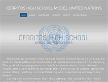 Tablet Screenshot of cerritosmun.com